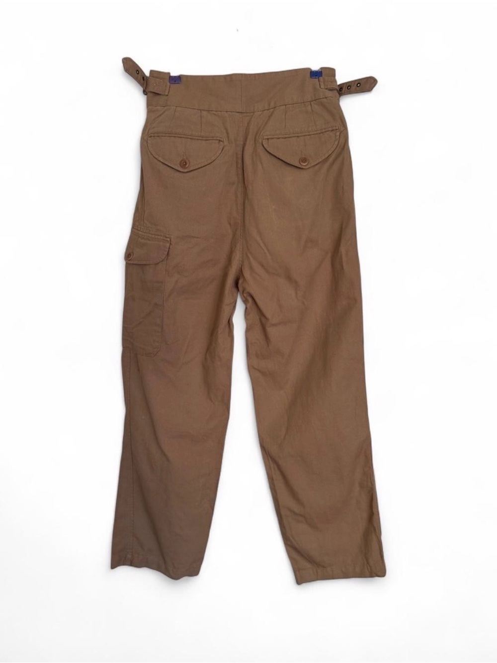 Banana Republic Olive High-Rise Wide-Leg Utility Pants - Picture 4 of 8